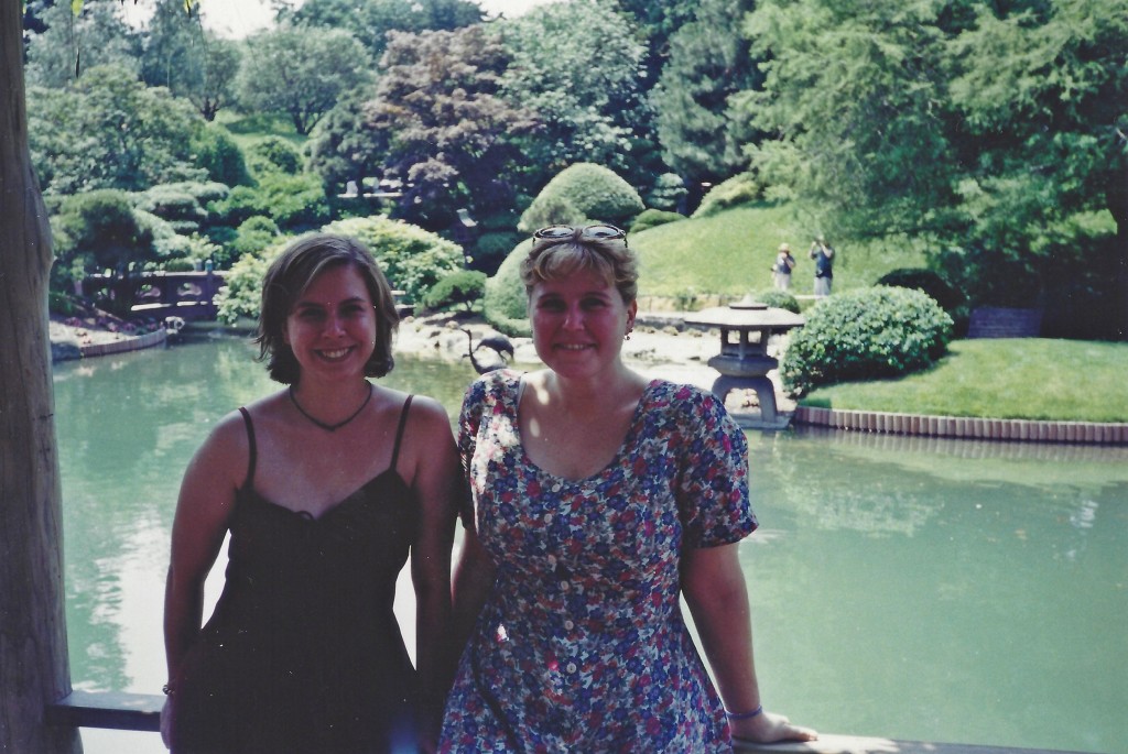 Jenny and me at the Brooklyn Botanic Garden.