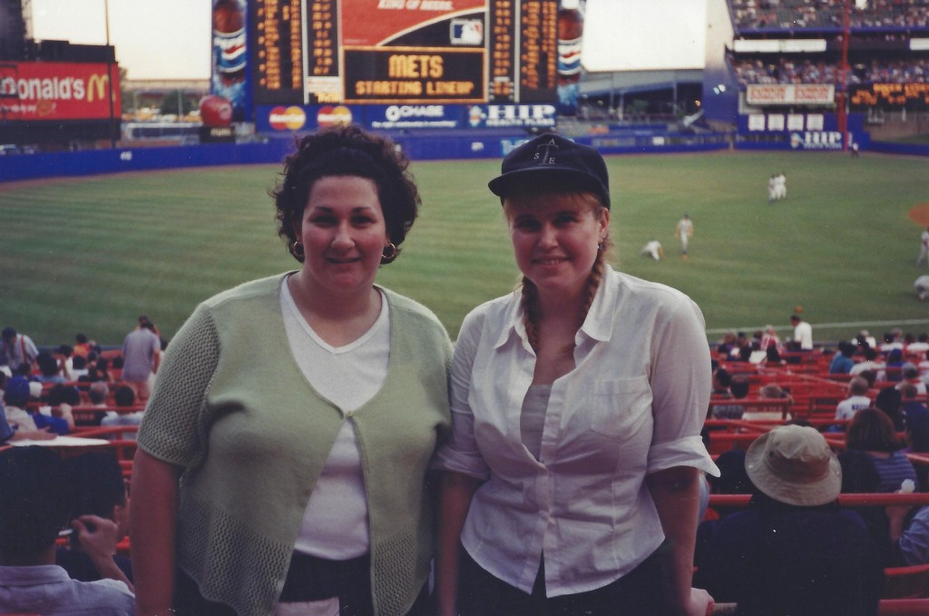 Mel and me taking in the Mets.